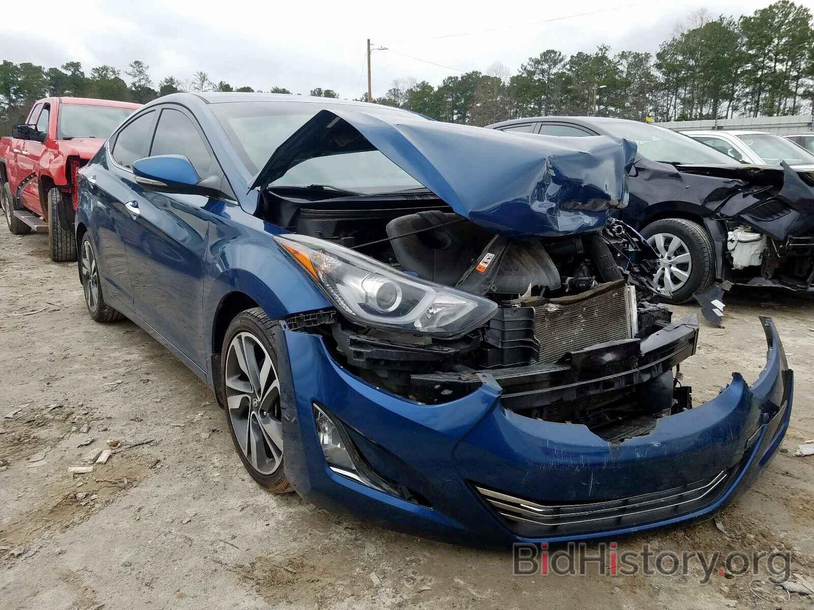 Photo KMHDH4AE6GU588089 - HYUNDAI ELANTRA 2016