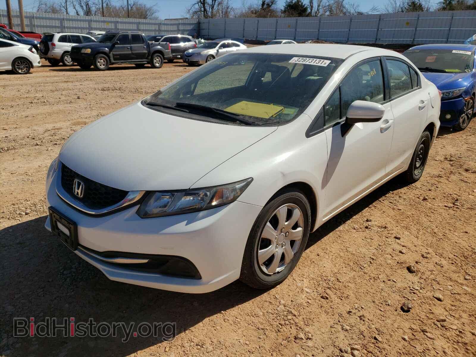 2014 HONDA CIVIC - VIN: 2HGFB2F51EH508873 - Фото 2