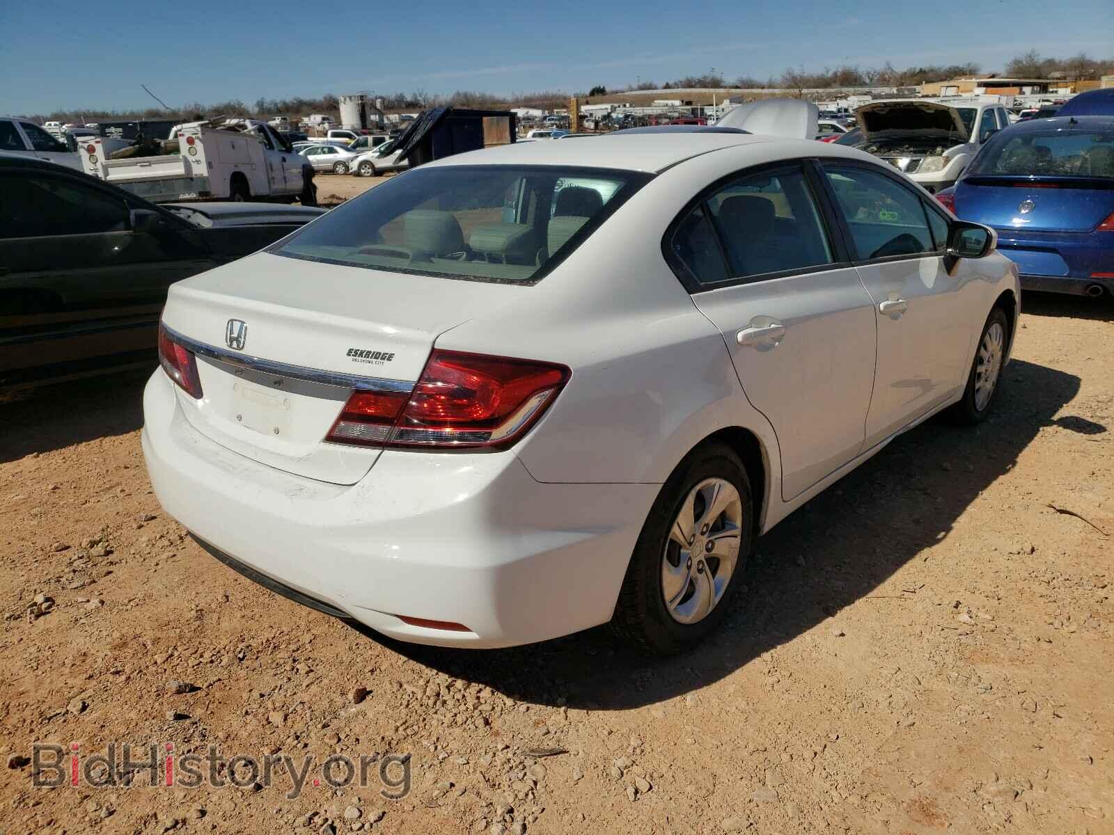 2014 HONDA CIVIC - VIN: 2HGFB2F51EH508873 - Фото 4