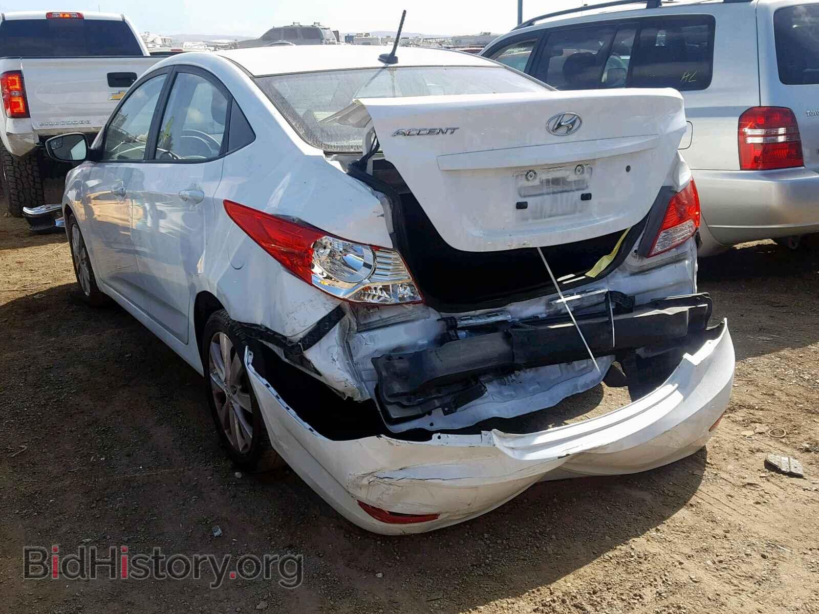 2014 HYUNDAI ACCENT - VIN: KMHCU4AE8EU764810 - Фото 3