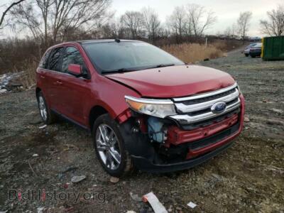2011 Ford EDGE Edge Limit, red — VIN 2FMDK3KC3BBB02541, Copart