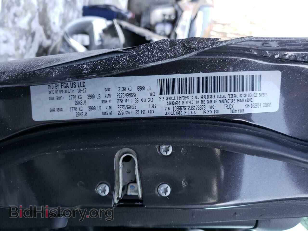 2018 RAM 1500 - VIN: 1C6RR7GT2JS176373 - Фото 10