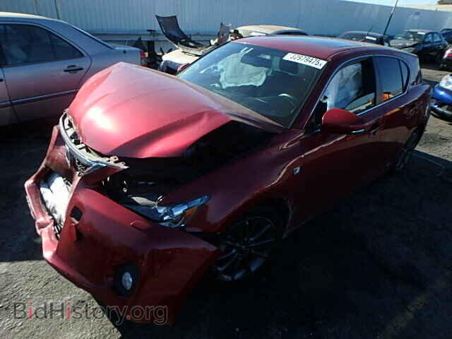 2012 LEXUS CT 200 - VIN: JTHKD5BH6C2070980 - Фото 2