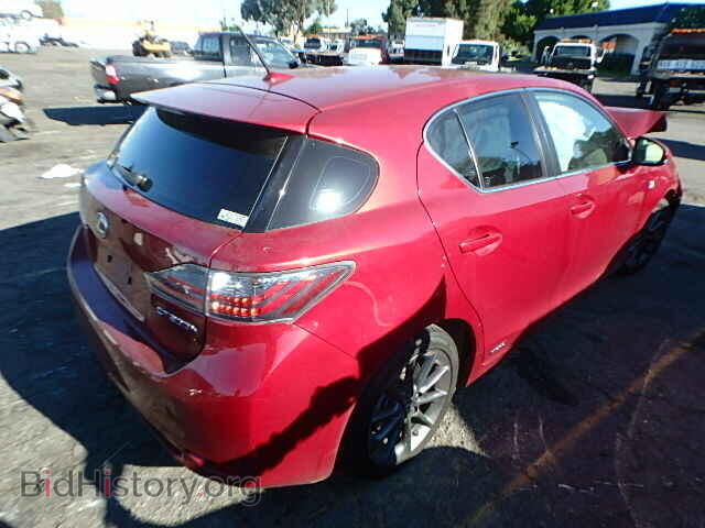 2012 LEXUS CT 200 - VIN: JTHKD5BH6C2070980 - Фото 4