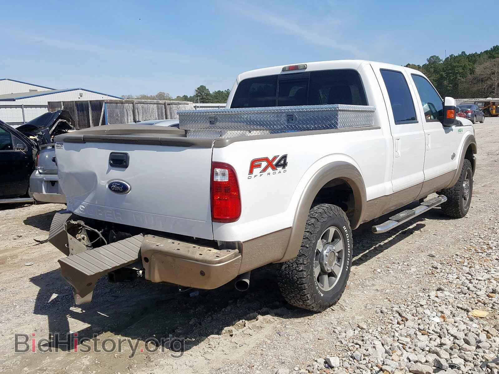 2012 FORD F250 - VIN: 1FT7W2B69CEB06111 - Фото 4