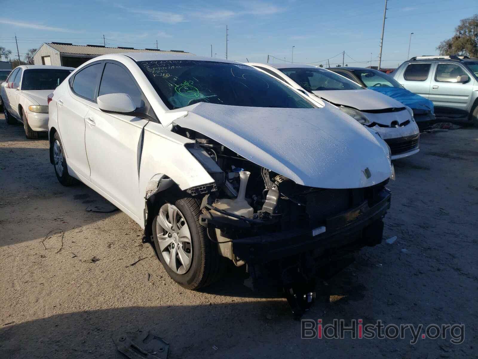 Фотография 5NPDH4AE4GH713802 - HYUNDAI ELANTRA 2016