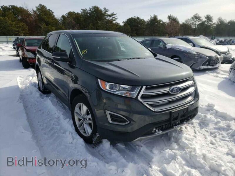 2015 Ford EDGE Edge SEL (VIN 2FMTK4J95FBC24427) — фото 1 из 10, Copart, повреждение: задняя часть
