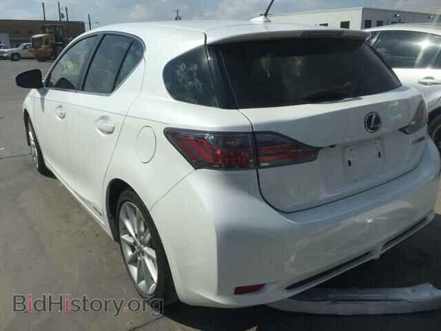 2012 LEXUS CT 200 - VIN: JTHKD5BH2C2096508 - Фото 3