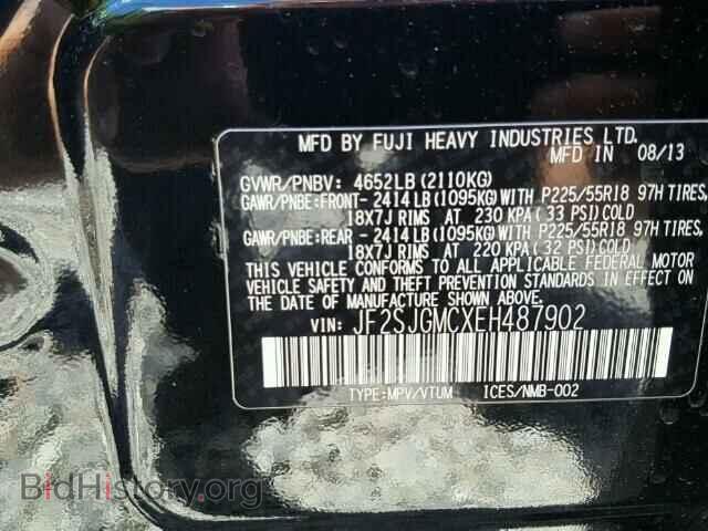 2014 SUBARU FORESTER - VIN: JF2SJGMCXEH487902 - Photo 10