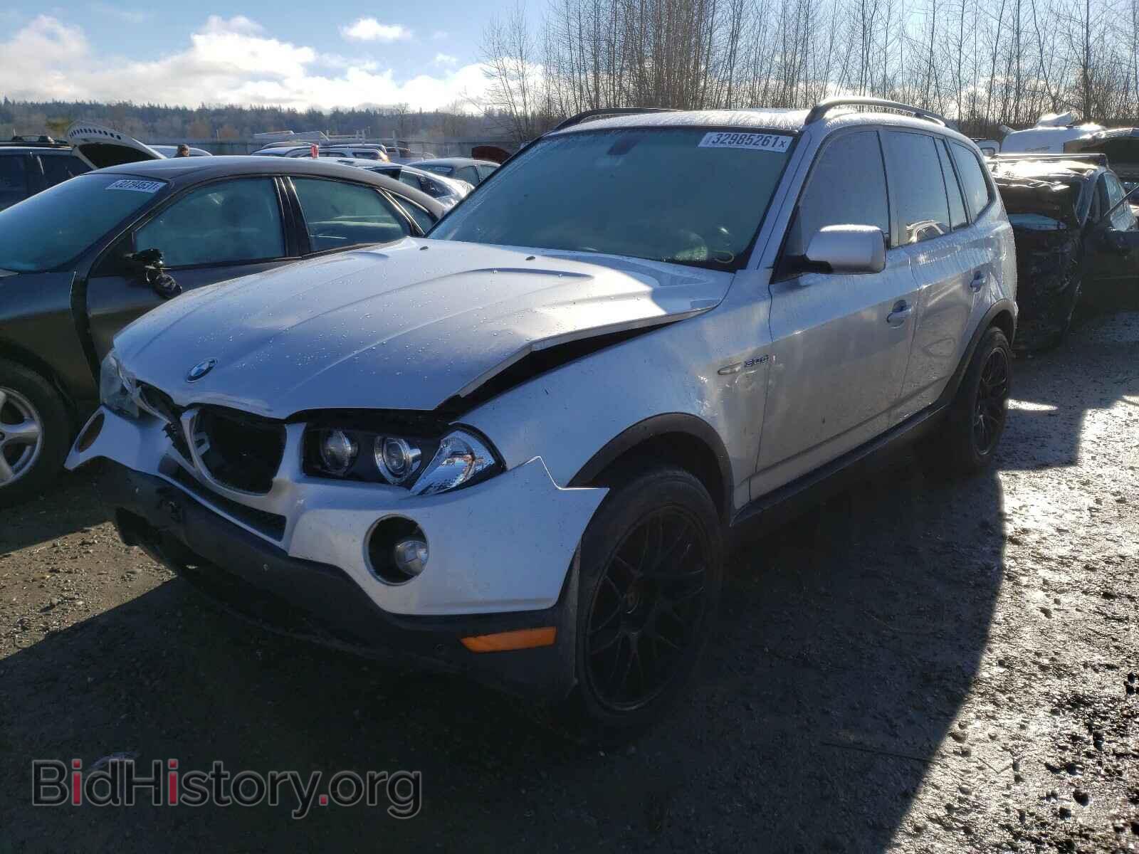 2007 BMW X3 - VIN: WBXPC93477WF01098 - Фото 2