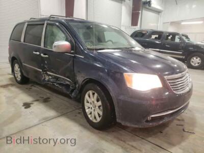 2014 Chrysler MINIVAN Town & COU, blue — VIN 2C4RC1BG8ER131334, Copart