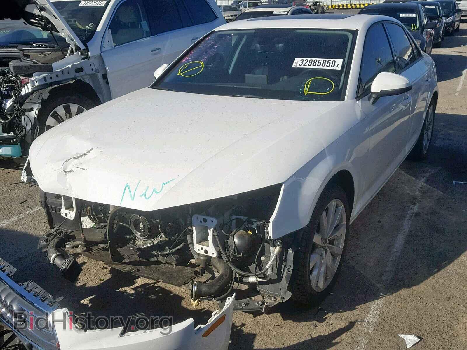 2017 AUDI A4 - VIN: WAUGNAF47HN017096 - Фото 2