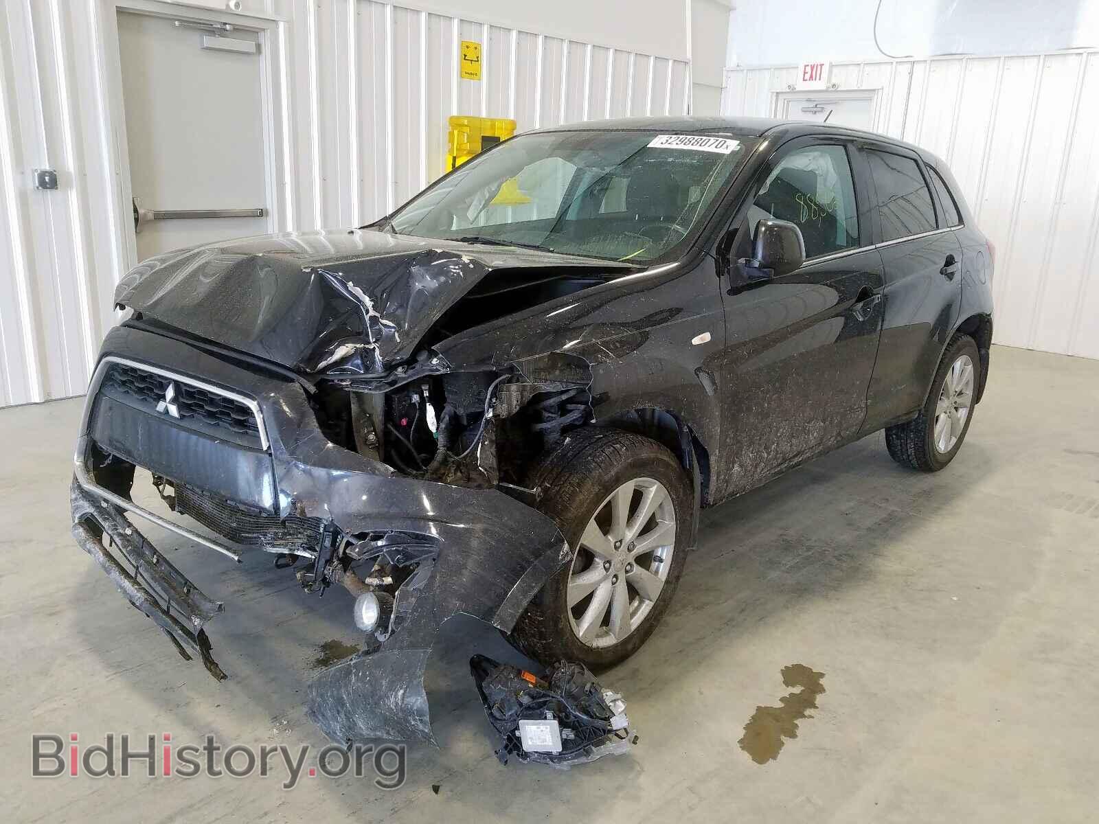 2014 MITSUBISHI OUTLANDER - VIN: 4A4AP4AU0EE029977 - Фото 2