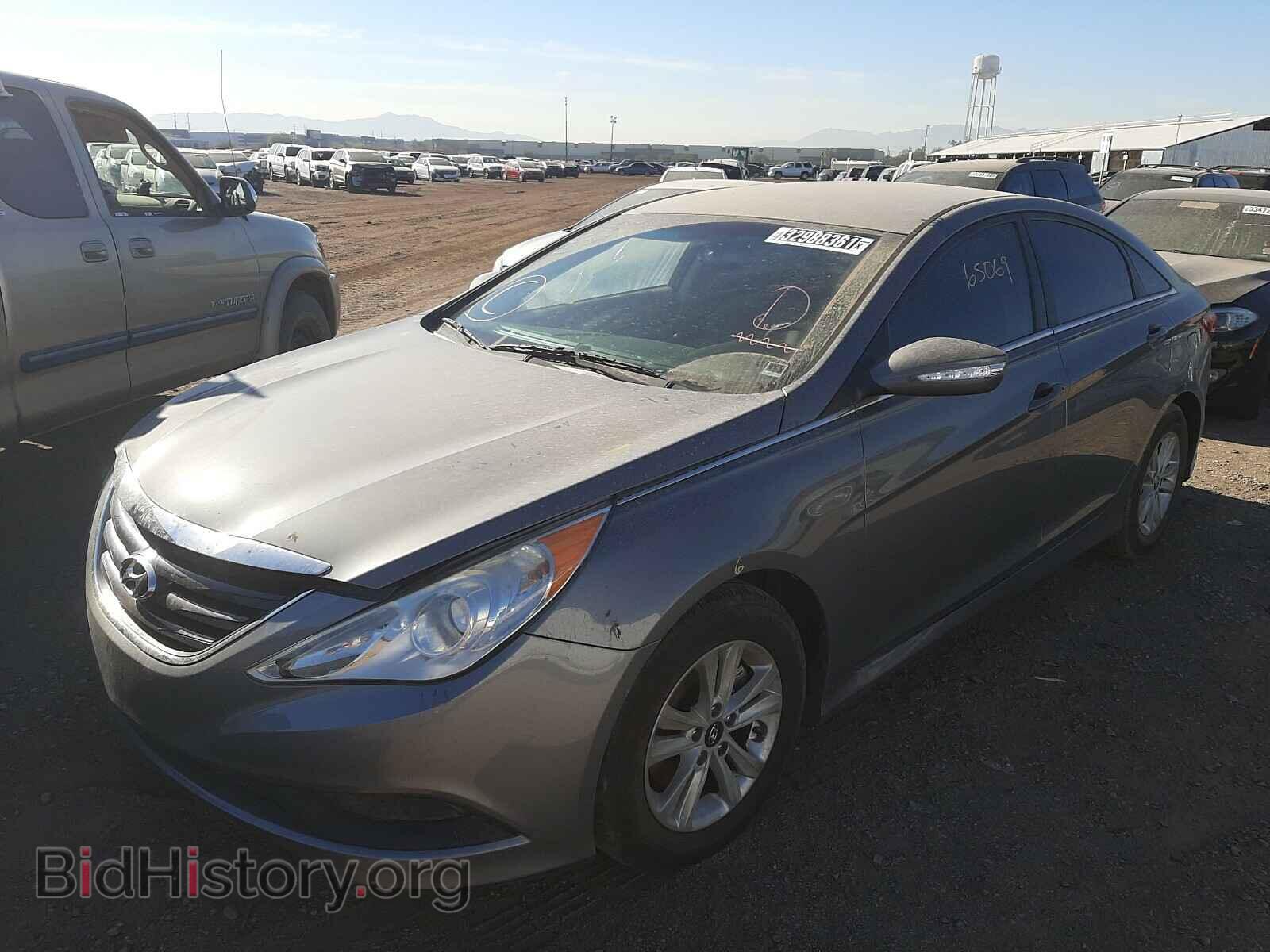 2014 HYUNDAI SONATA - VIN: 5NPEB4AC3EH915077 - Фото 2