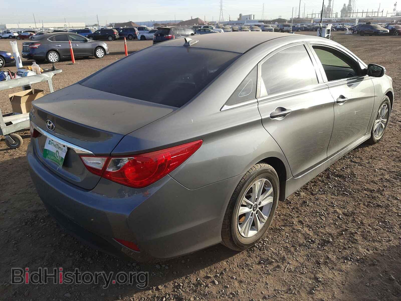 2014 HYUNDAI SONATA - VIN: 5NPEB4AC3EH915077 - Фото 4