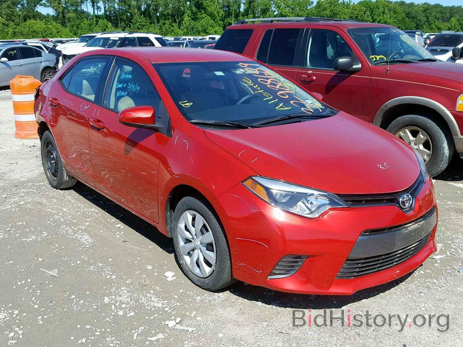 Photo 5YFBURHE5GP543572 - TOYOTA COROLLA 2016