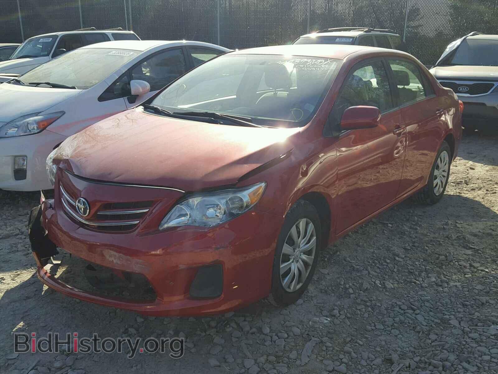 2013 TOYOTA COROLLA BA - VIN: 2T1BU4EE4DC954433 - Фото 2