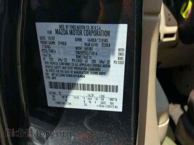 2008 MAZDA TRIBUTE - VIN: 4F2CZ96108KM18484 - Фото 10