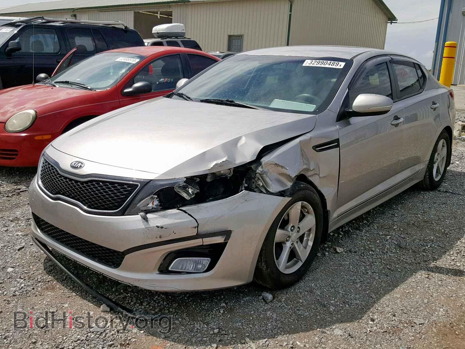2015 KIA OPTIMA LX - VIN: KNAGM4A72F5566384 - Фото 2