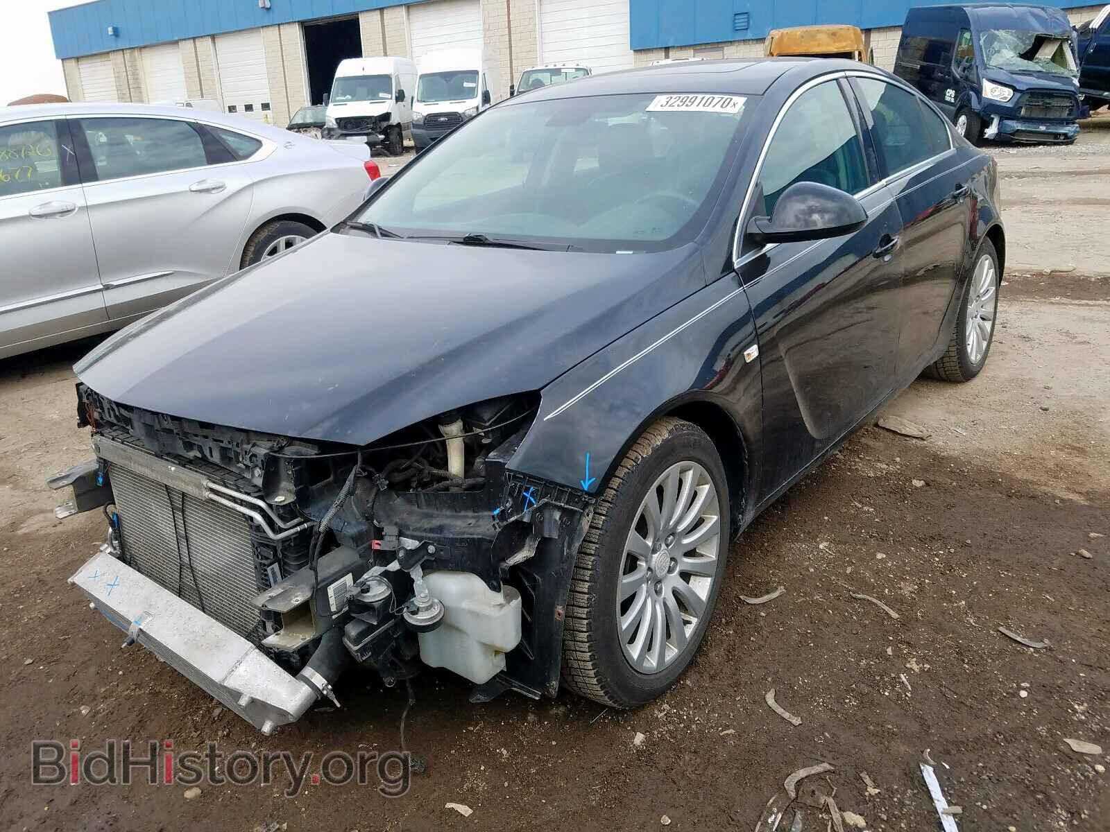 2011 BUICK REGAL - VIN: 2G4GW5EV2B9214877 - Фото 2