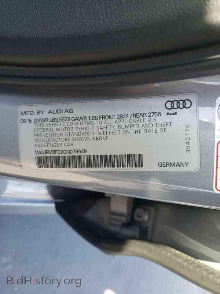 2016 AUDI A6 - VIN: WAUFMBFCXGN079649 - Фото 10