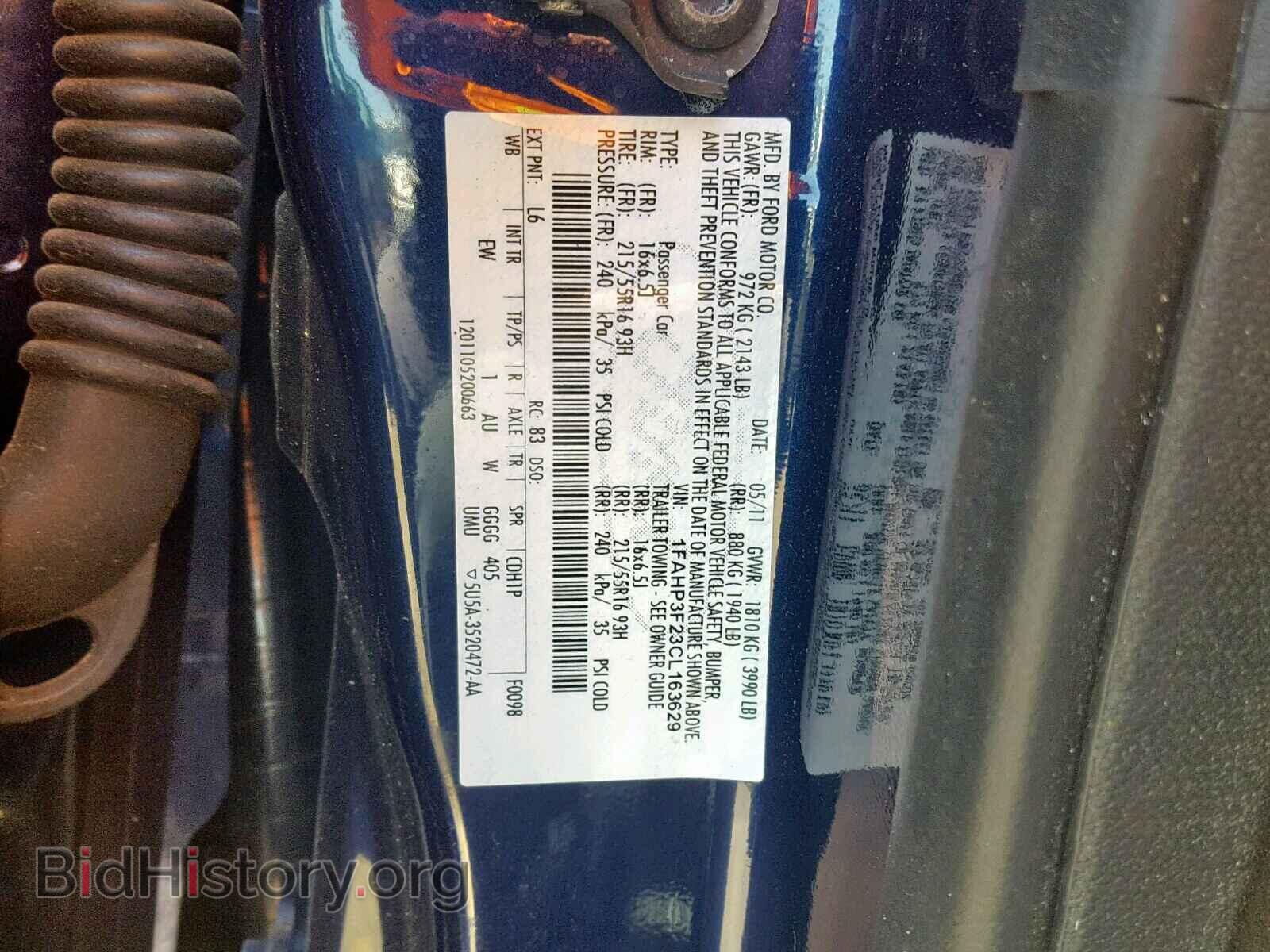 2012 FORD FOCUS SE - VIN: 1FAHP3F23CL163629 - Фото 10
