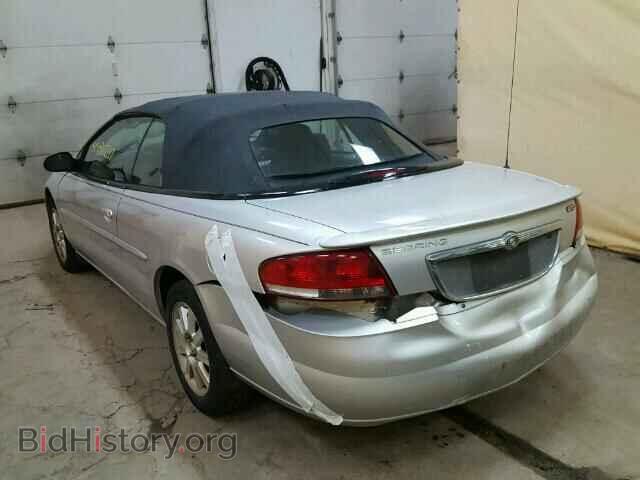 2002 CHRYSLER SEBRING - VIN: 1C3EL75RX2N236212 - Фото 3