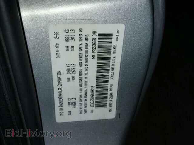 2002 CHRYSLER SEBRING - VIN: 1C3EL75RX2N236212 - Фото 10