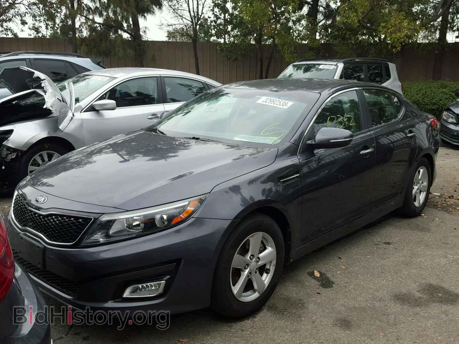 2015 KIA OPTIMA - VIN: KNAGM4A70F5621723 - Фото 2