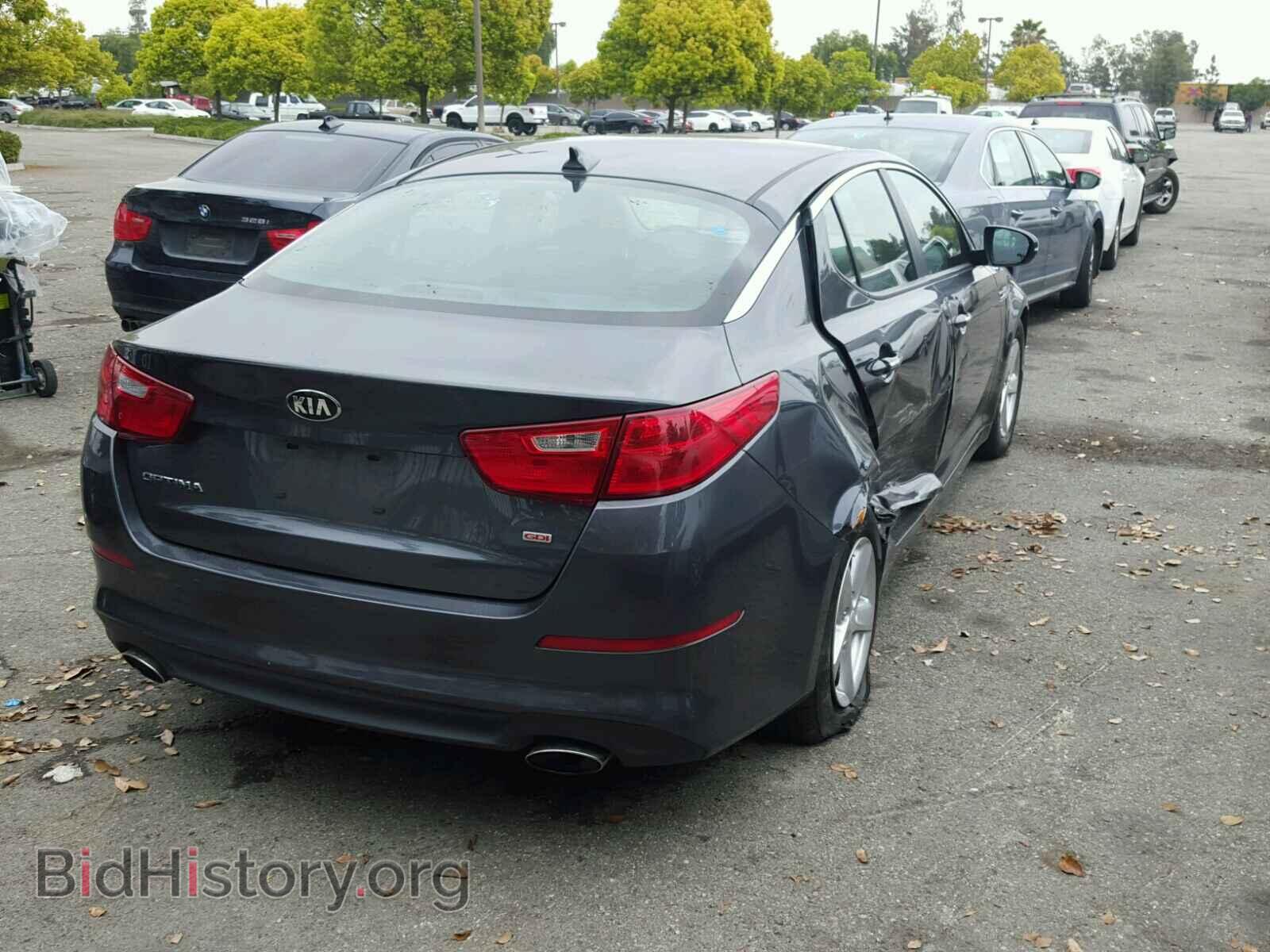 2015 KIA OPTIMA - VIN: KNAGM4A70F5621723 - Фото 4