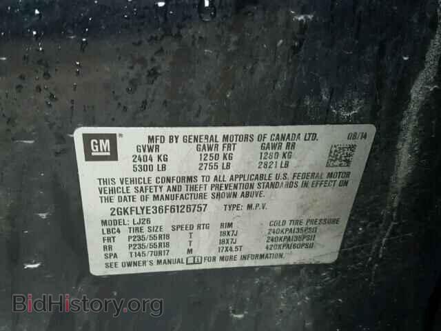 2015 GMC TERRAIN - VIN: 2GKFLYE36F6126757 - Фото 10