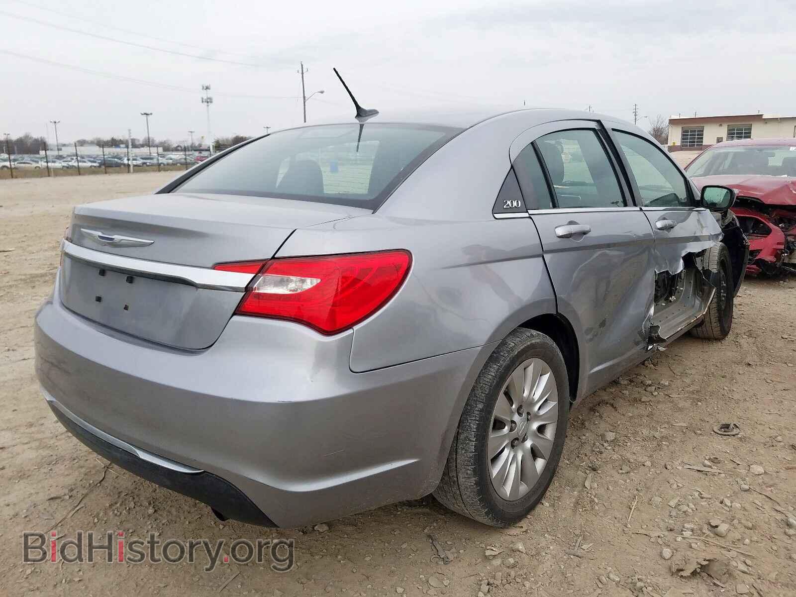 2014 CHRYSLER 200 - VIN: 1C3CCBAB0EN211052 - Фото 4