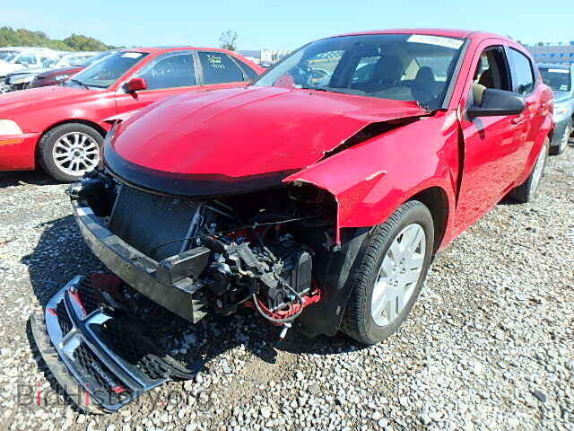 2013 DODGE AVENGER - VIN: 1C3CDZAB9DN690656 - Фото 2