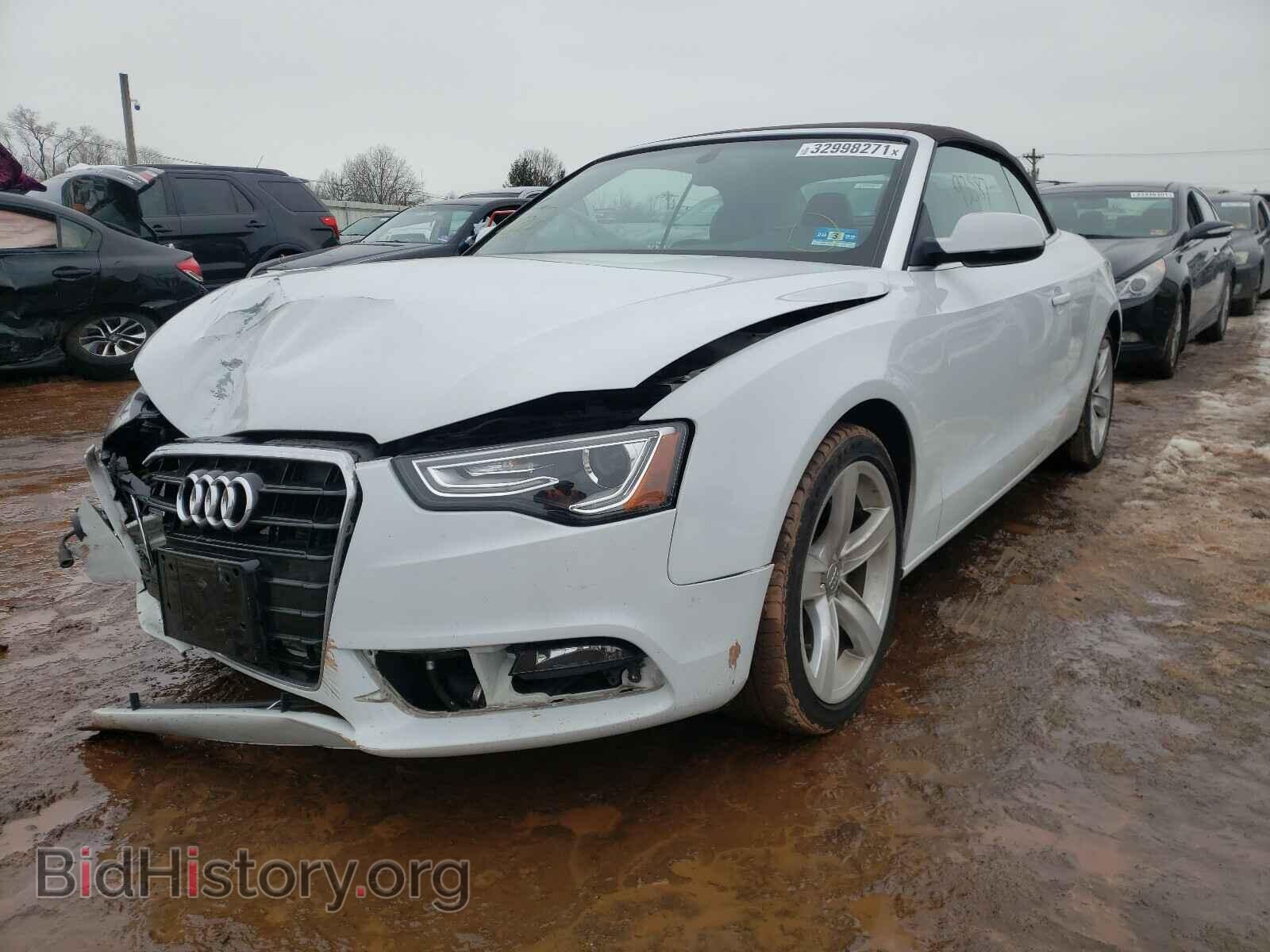 2013 AUDI A5 - VIN: WAULFAFH3DN010073 - Фото 2