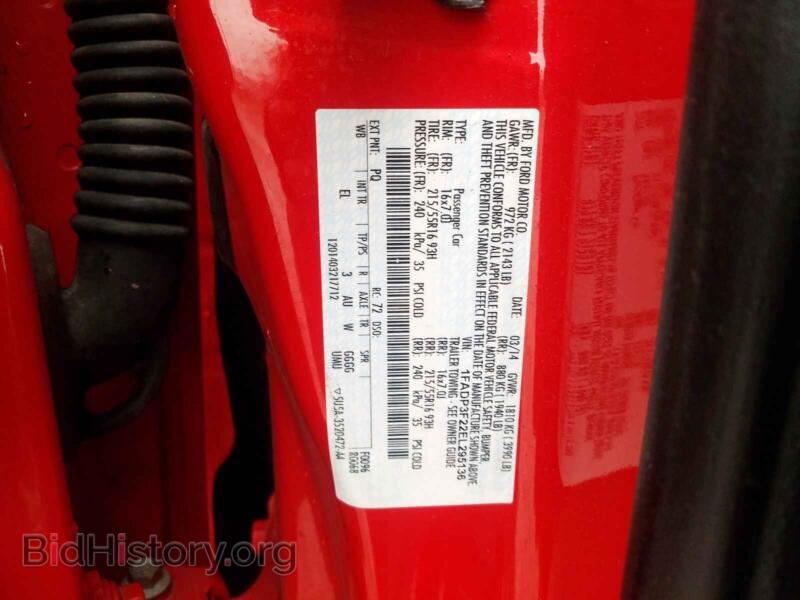 2014 Ford FOCUS (VIN 1FADP3F22EL295136) — photo 10 of 10