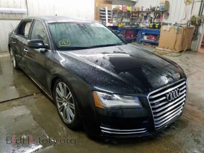 2011 Audi A8 A8 L Quatt, black — VIN WAURVAFD5BN012737, Copart