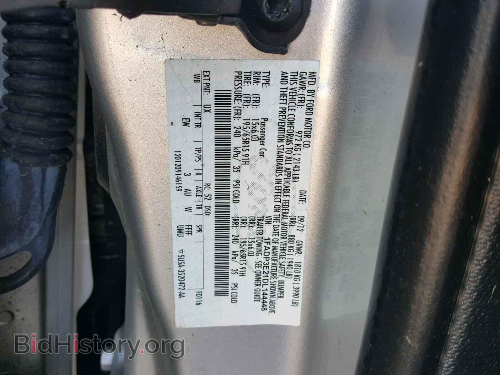 2013 FORD FOCUS - VIN: 1FADP3E21DL144448 - Photo 10