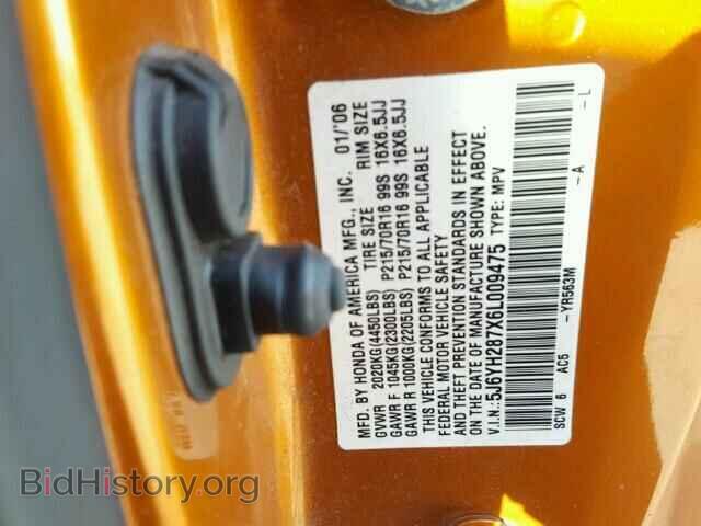 2006 HONDA ELEMENT - VIN: 5J6YH287X6L009475 - Фото 10