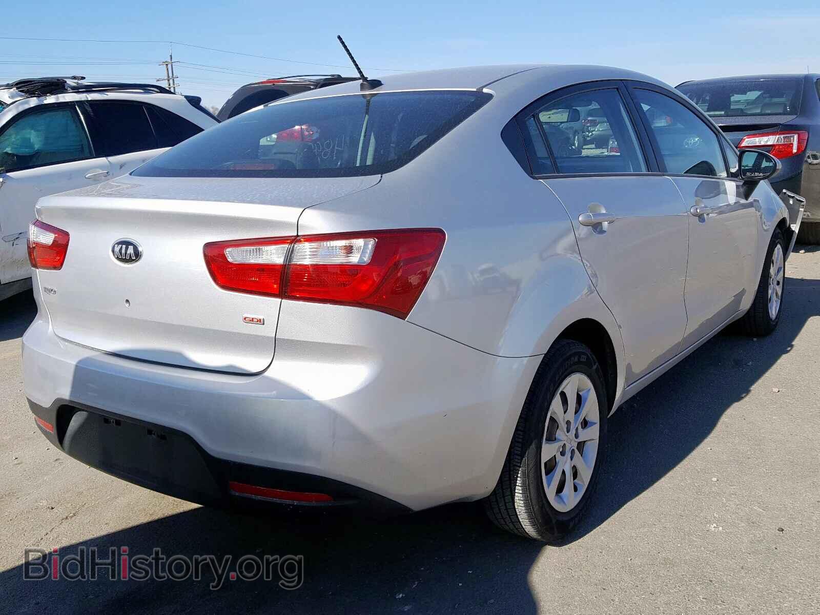 2014 KIA RIO - VIN: KNADM4A32E6406014 - Фото 4