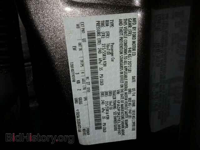 2014 FORD FOCUS - VIN: 1FADP3K21EL369197 - Photo 10