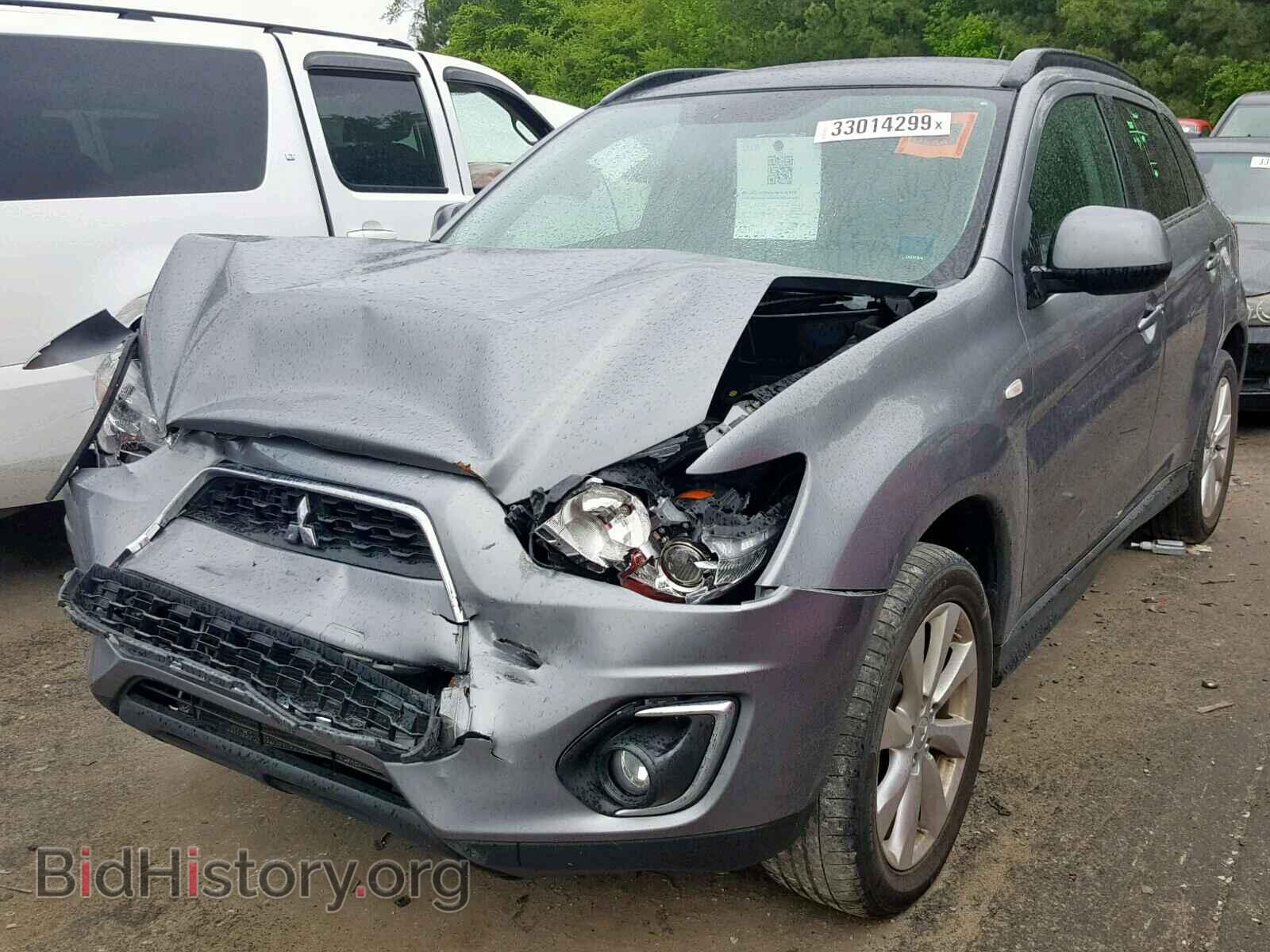 2014 MITSUBISHI OUTLANDER - VIN: 4A4AR4AU0EE021839 - Фото 2