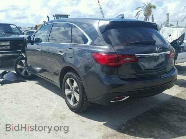 2014 ACURA MDX - VIN: 5FRYD3H25EB010111 - Фото 3