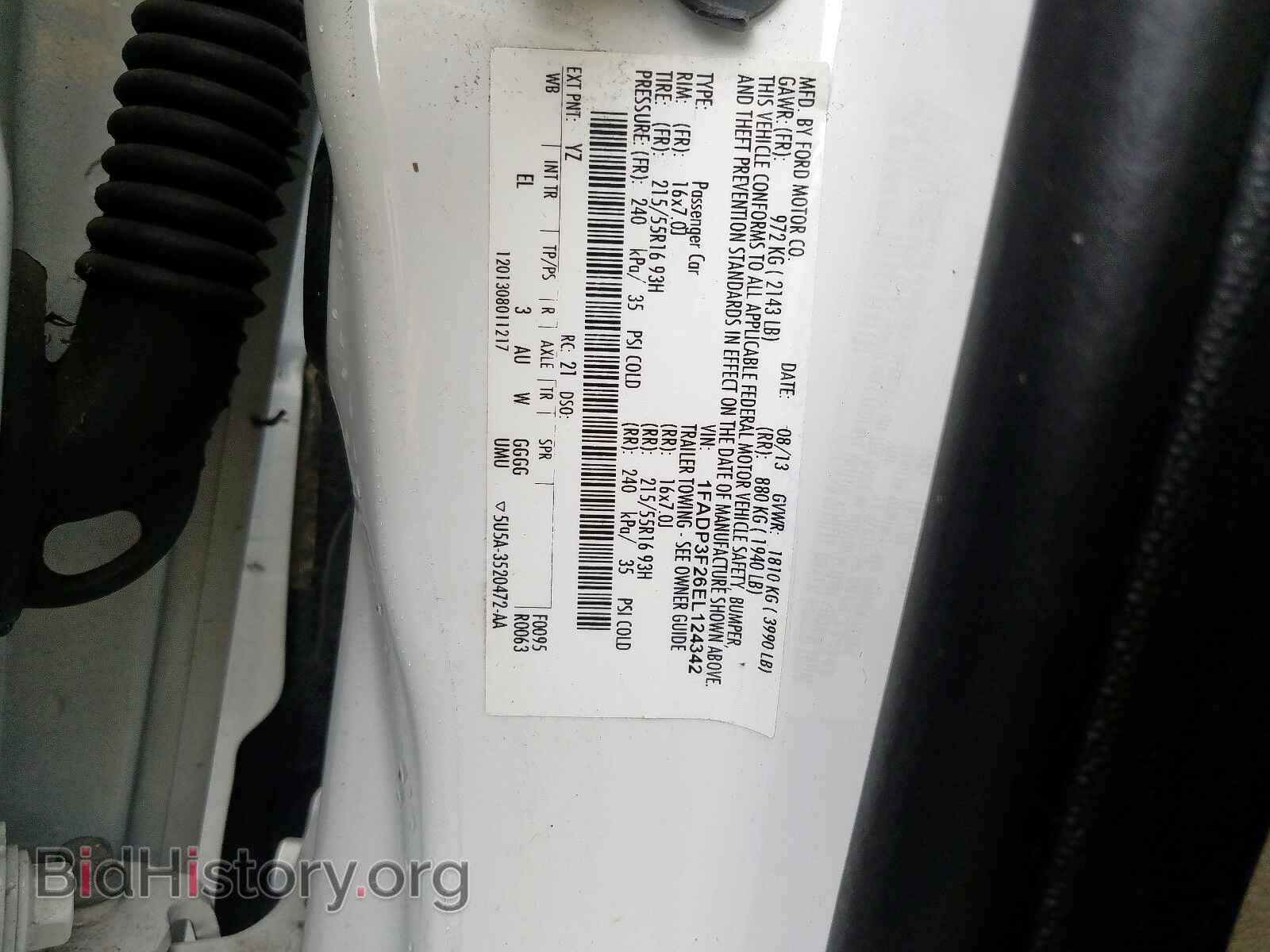 2014 FORD FOCUS - VIN: 1FADP3F26EL124342 - Photo 10