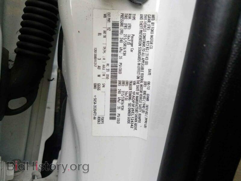 2014 Ford FOCUS (VIN 1FADP3F26EL124342) — фото 10 из 10