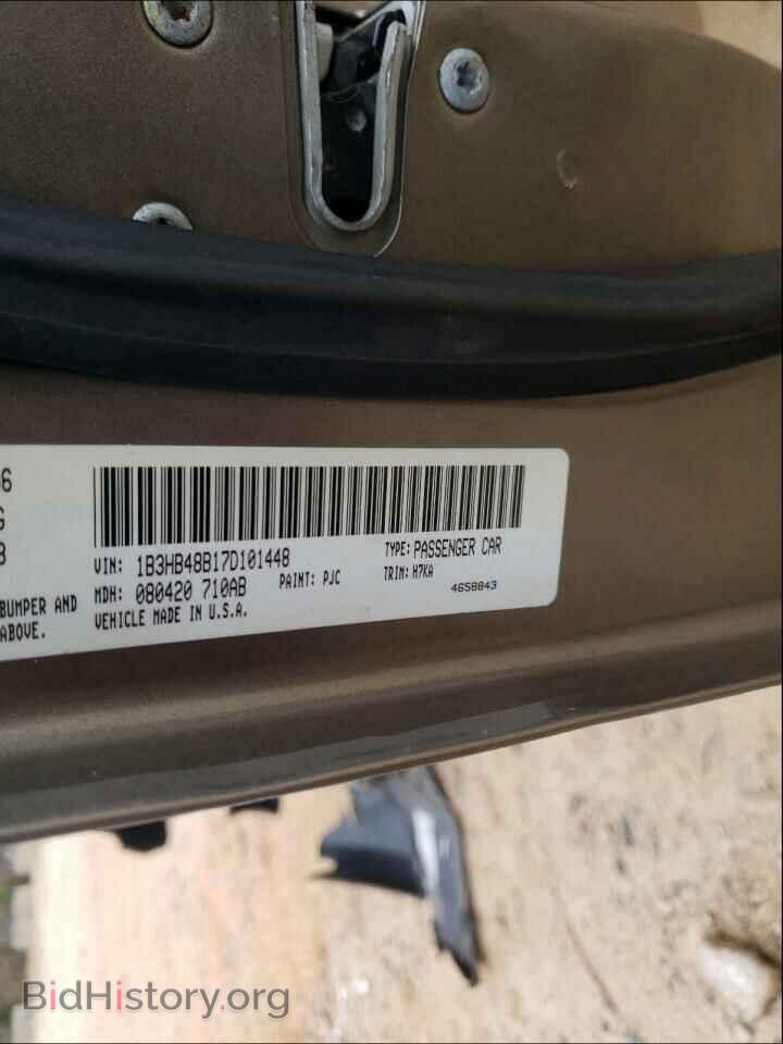 2007 DODGE CALIBER - VIN: 1B3HB48B17D101448 - Фото 10