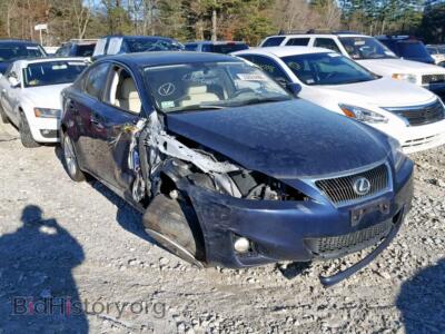 2011 Lexus IS 250, синий — VIN JTHCF5C27B5048301, Copart