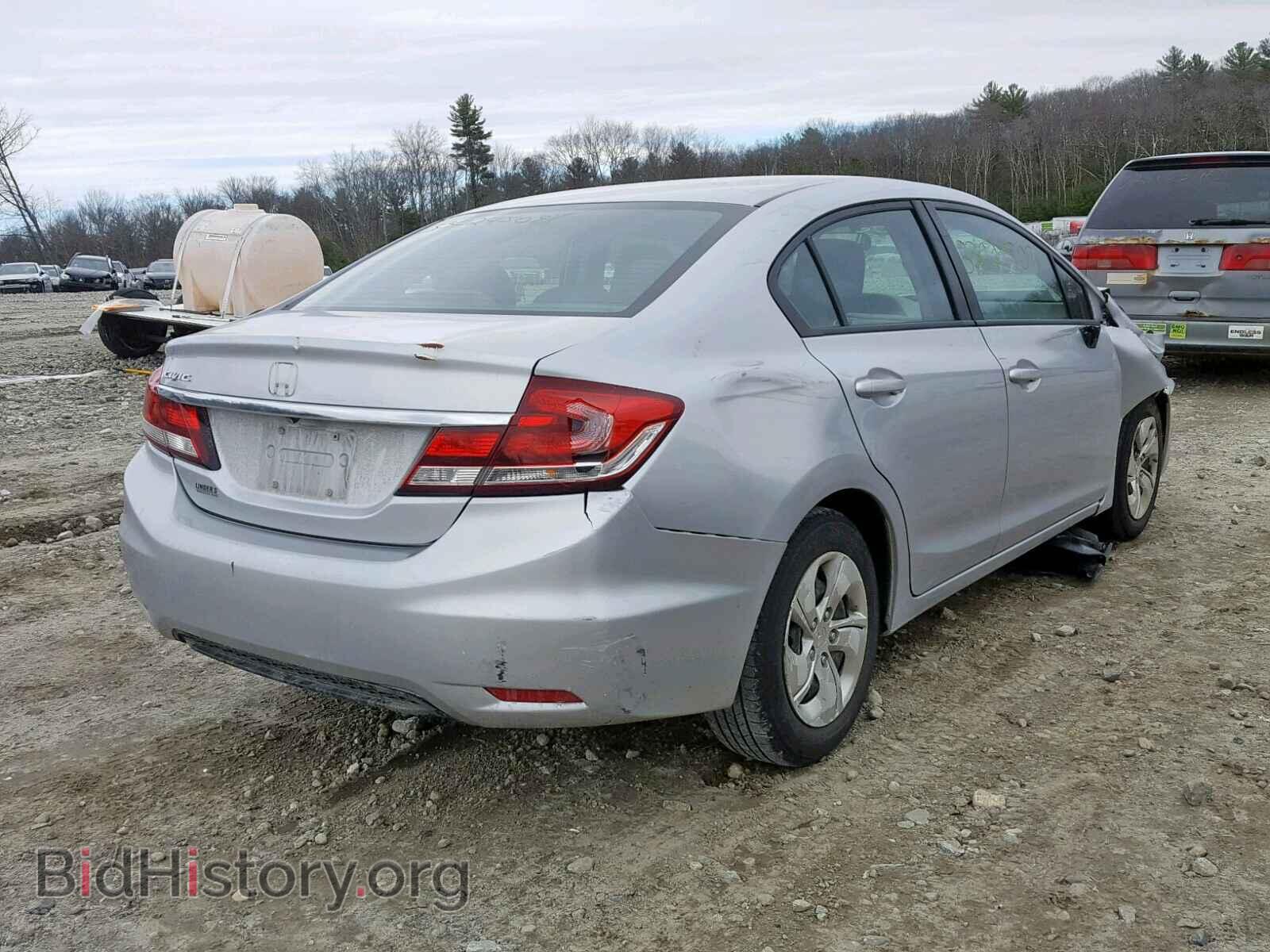 2013 HONDA CIVIC LX - VIN: 2HGFB2F58DH501126 - Фото 4