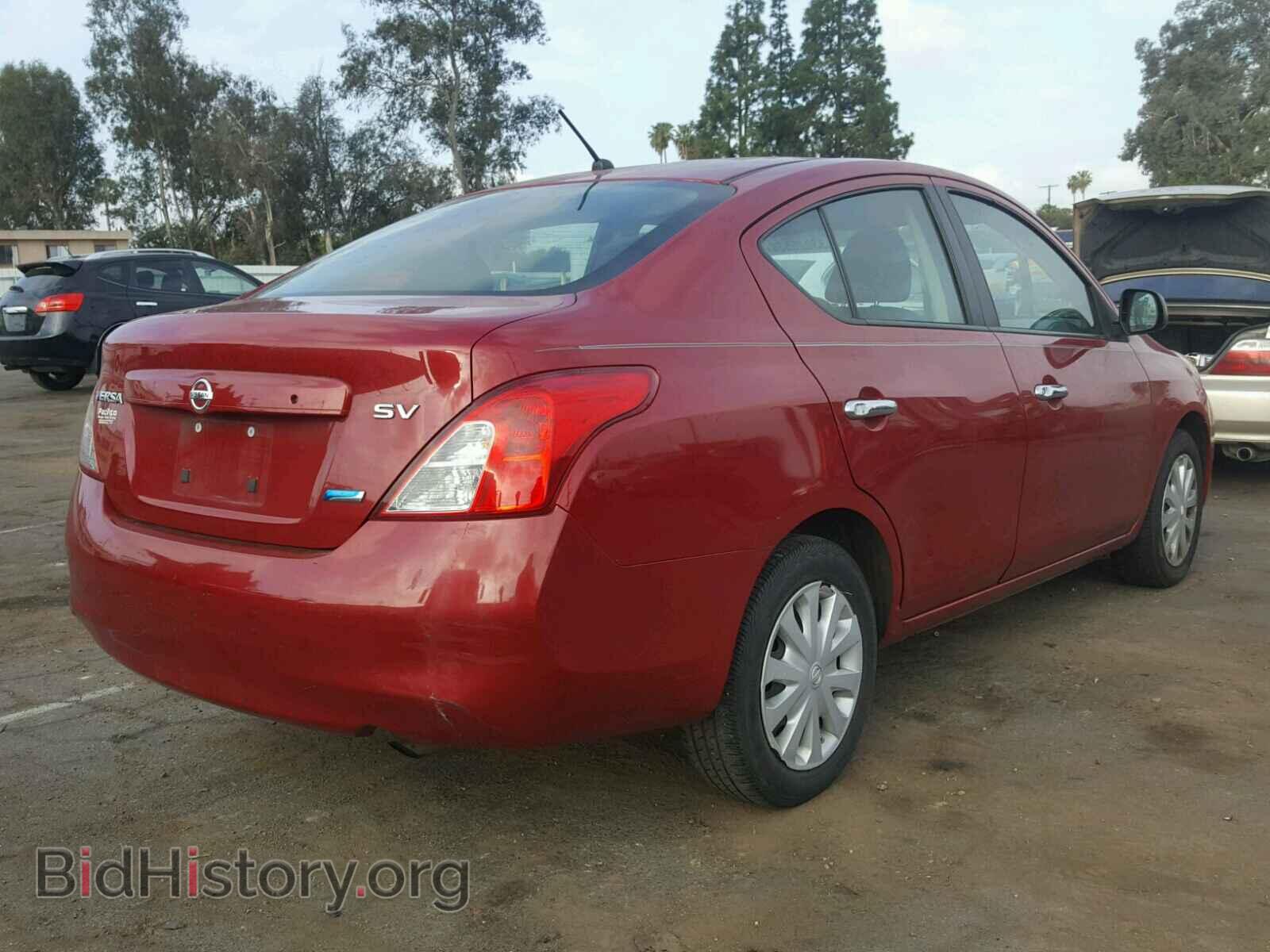 2012 NISSAN VERSA - VIN: 3N1CN7AP8CL918379 - Фото 4