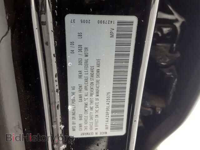 2005 PORSCHE CAYENNE - VIN: WP1AA29P95LA25075 - Фото 10
