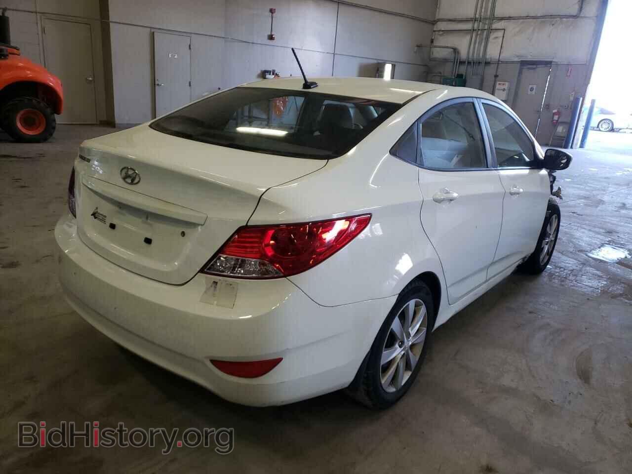 2014 HYUNDAI ACCENT - VIN: KMHCU4AE3EU606603 - Фото 4
